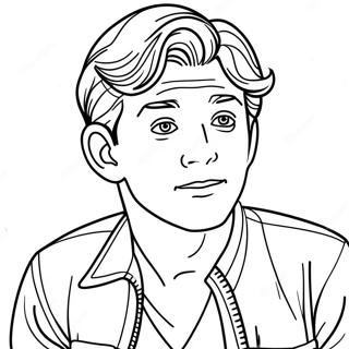 Tom Holland Coloring Page 26903-21594