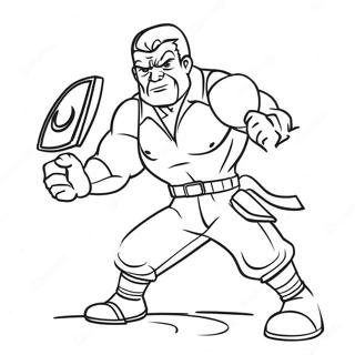 Apex Character Action Pose Coloring Page 26934-21619