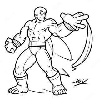 Apex Character Action Pose Coloring Page 26934-21620