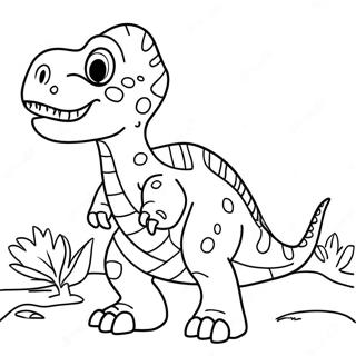 Dinosaur Coloring Page With Names 26943-21624