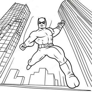 Daredevil In Action Coloring Page 26954-21637