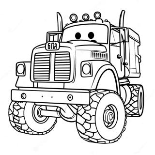 Diesel Truck Lifted Truck Coloring Pages