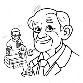 Happy Father S Day Grandpa Coloring Page 26993-21668