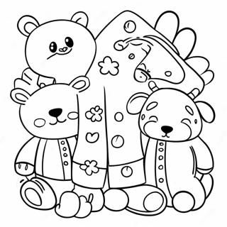 Pajama Coloring Pages