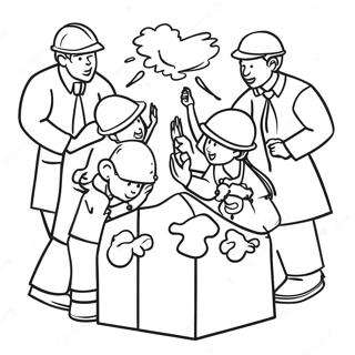 Teamwork Coloring Page 27013-21690