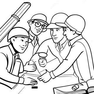 Teamwork Coloring Page 27013-21691