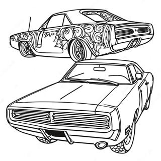 Charger Coloring Page 27023-21687