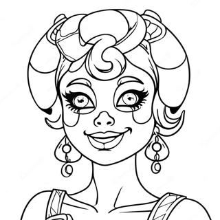 Ballora Coloring Pages