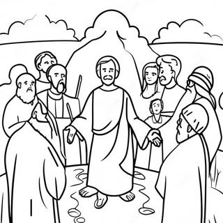 Sermon On The Mount Coloring Page 27053-21719