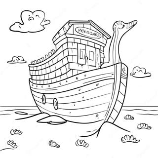 Noah S Ark Coloring Page 2706-2201