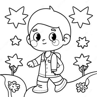 Autistic Child Friendly Coloring Page 27113-21758