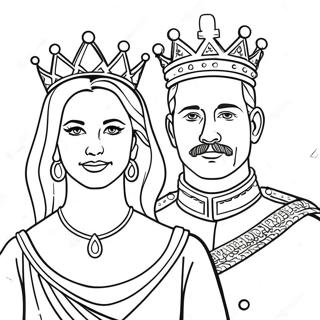 King And Queen Coloring Pages