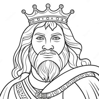 Majestic King Coloring Page 27144-21785