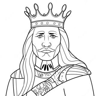 Majestic King Coloring Page 27144-21786