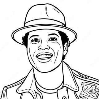 Bruno Mars Coloring Page 27153-21792