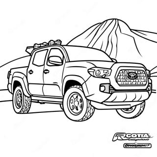 Toyota Tacoma Coloring Page 27173-21804