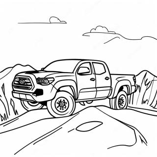 Toyota Tacoma Off Road Adventure Coloring Page 27174-21813