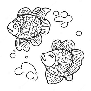 Koi Fish Coloring Page 27183-21809