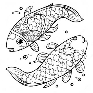 Koi Fish Coloring Page 27183-21810