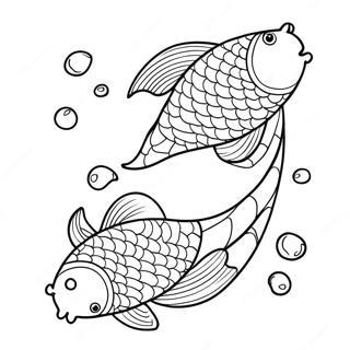 Koi Fish Coloring Page 27183-21811