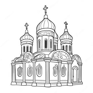 Orthodox Church Coloring Page 27203-21832