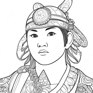 Giyu Tomioka Coloring Pages