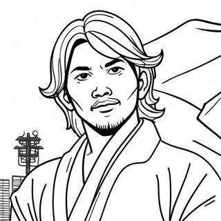 Giyu Tomioka In Action Coloring Page 27224-21849