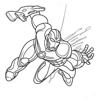 Fierce Ultron Battle Coloring Page 27264-21893