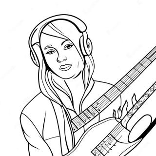 Music Artist Coloring Pages