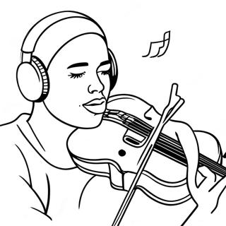 Music Artist Coloring Page 27283-21892