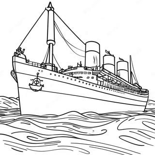 Britannic Ship Coloring Page 27293-21898