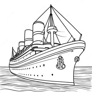 Britannic Ship Coloring Page 27293-21899