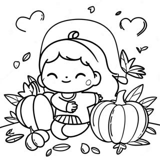 Kids Fall Coloring Page 27323-21919