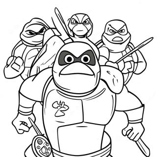 Rise Of The Tmnt Coloring Page 27343-21937