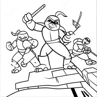 Rise Of The Tmnt Coloring Page 27343-21939