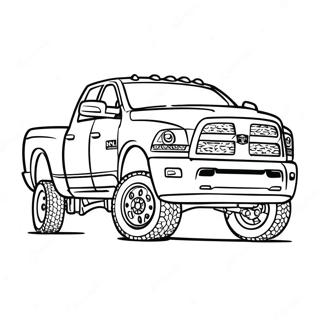 Ram Truck Coloring Pages