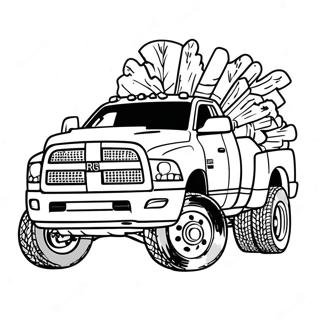 Ram Truck Coloring Page 27353-21942