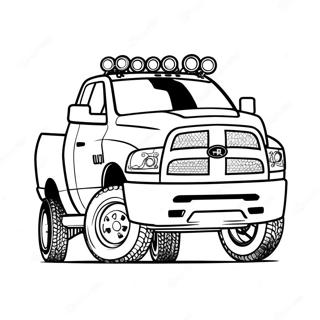 Ram Truck Coloring Page 27353-21943