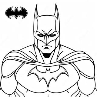 Batman Logo Coloring Page 27393-21973