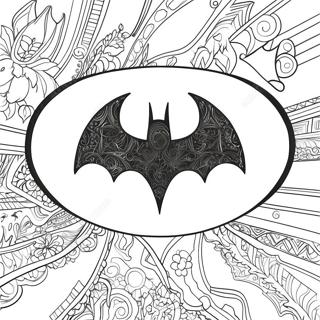 Batman Logo Coloring Page 27393-21974