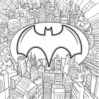 Batman Logo Coloring Page 27393-21975