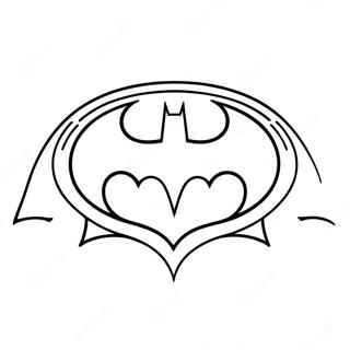 Classic Batman Logo Coloring Page 27394-21969