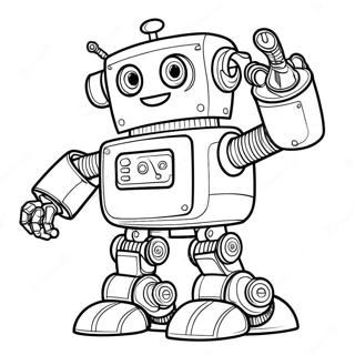 Mechanical Engineering Robot Coloring Page 27404-21981