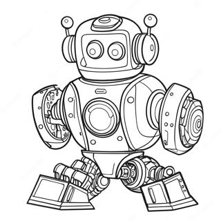 Mechanical Engineering Robot Coloring Page 27404-21982