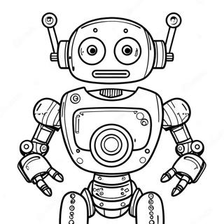 Mechanical Engineering Robot Coloring Page 27404-21984