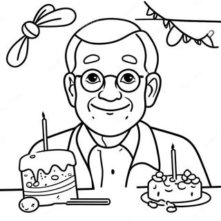 Happy Birthday Grandpa Coloring Page 27413-21990