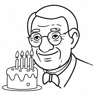 Happy Birthday Grandpa Coloring Page 27413-21992