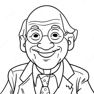 Happy Birthday Grandpa Coloring Pages