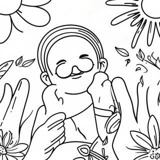 Chill Stoner Vibes Coloring Page 27454-22022