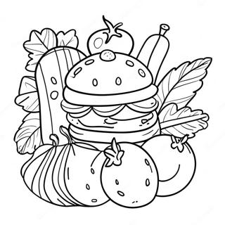 Healthy Food Coloring Page 2747-2233